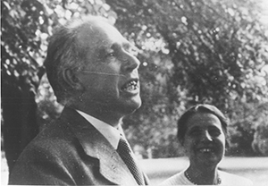 Niels Bohr and Lise Meitner, 1936