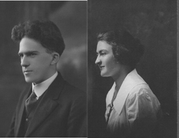Robert Bruce Lindsay and his future wife Rachel., c. 1920.